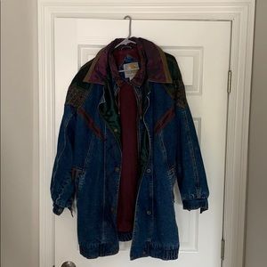 Men’s large denim jacket